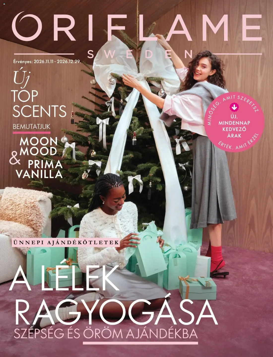 Oriflame Karácsony akciós újság 2026.11.11-tól 🧑🎄❄️ — 1. oldal