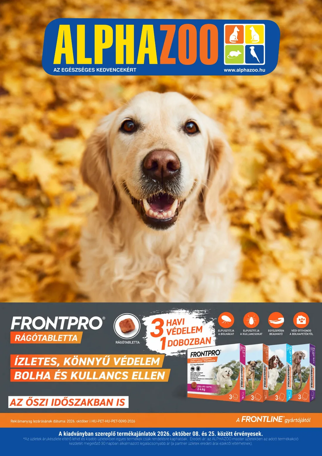 Alphazoo akciós újság — 1. oldal